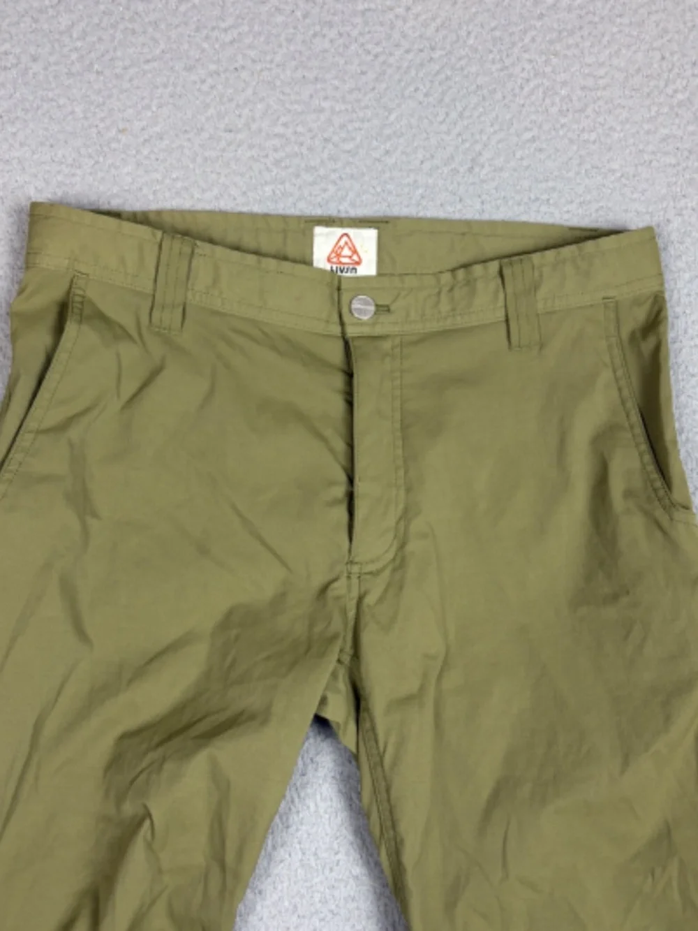 Livsn Hiking Pants Men's Size 32X32 Green Nylon Outdoor Pockets Casual